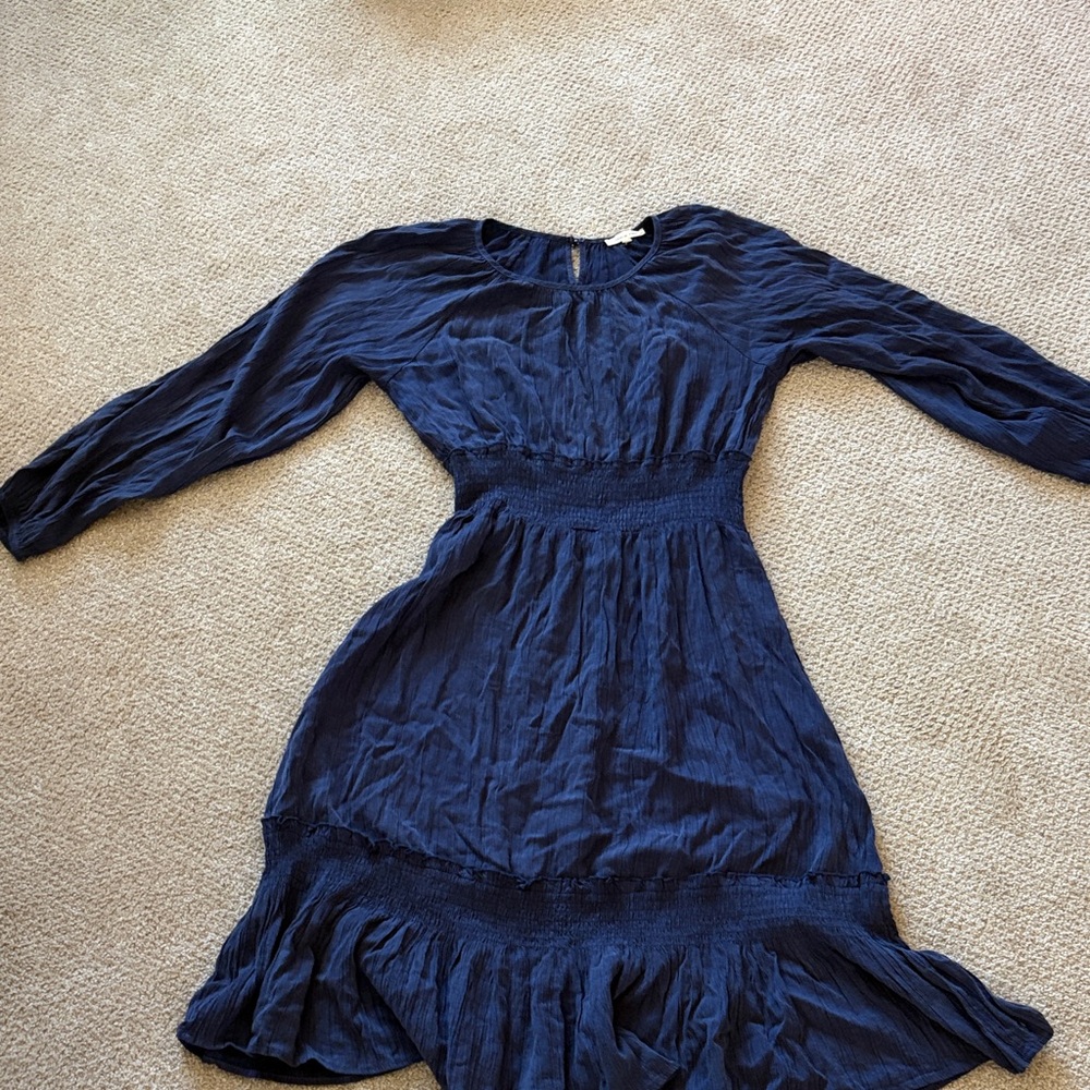 Bohme Deep Blue Midi Dress